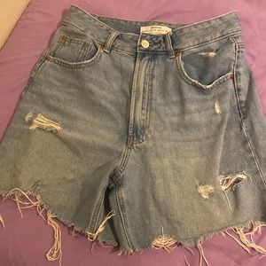 Stradivarius denim shorts